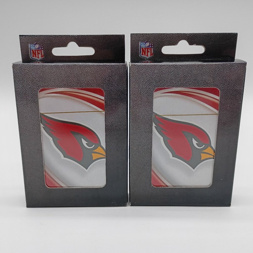 2 Sealed Playing Card Decks  Arizona Cardinals